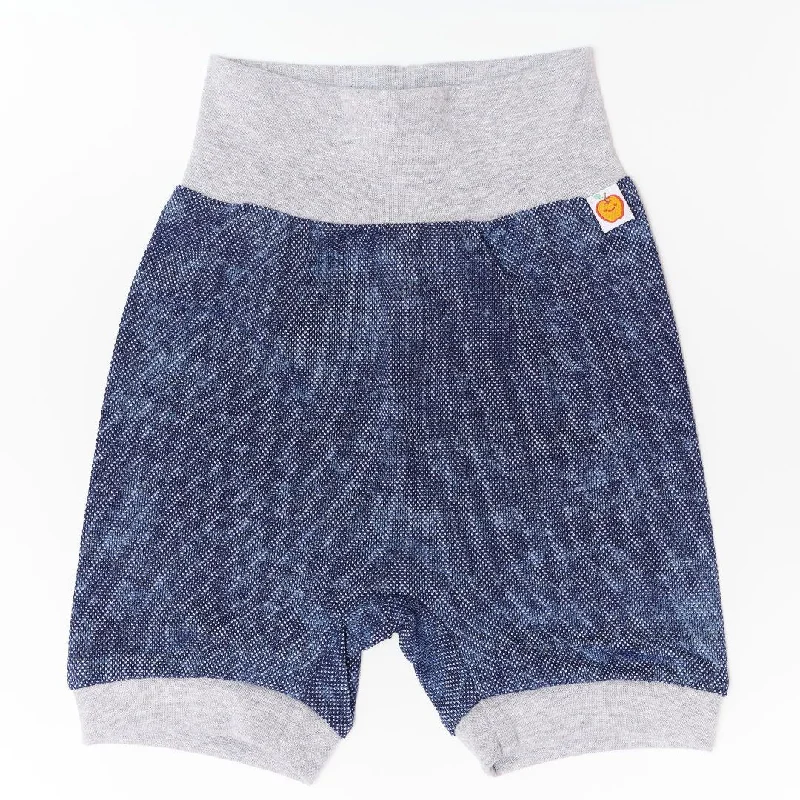 Baby Shorts "Pique Jeans/Grey"