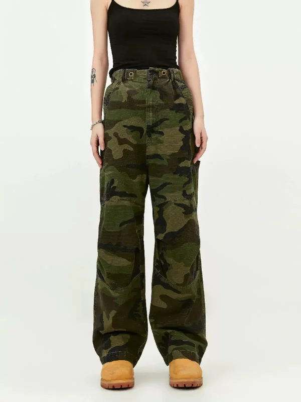 High Waisted Camouflage Pants