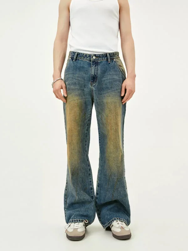 Rust Fade Spots Jeans