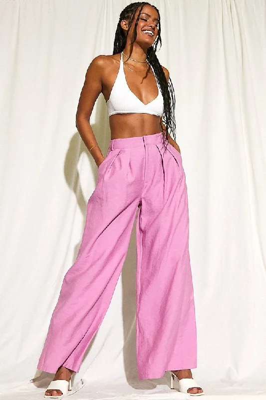 SUNDAYS THE LABEL Womens Hills Pant - Pink