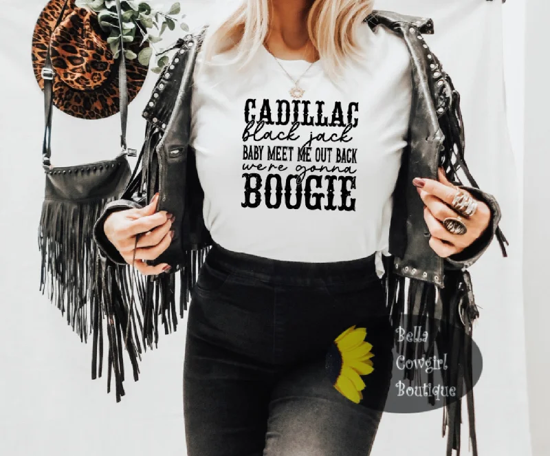 Cadillac Blackjack Boogie Country Music T-Shirt