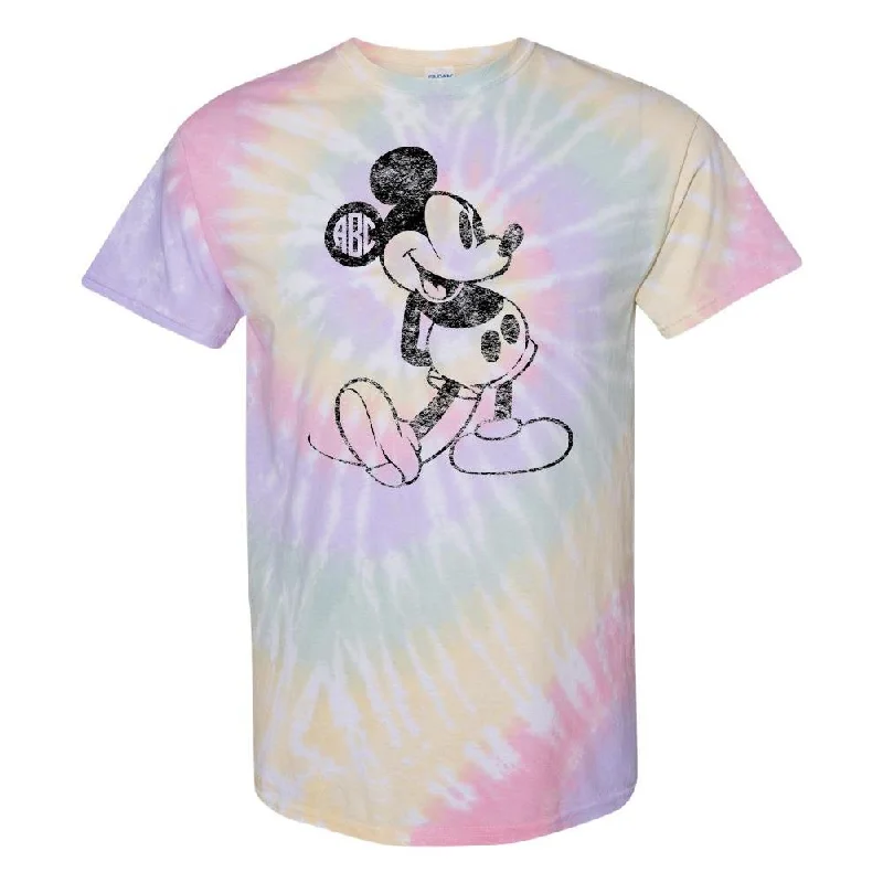 Monogrammed 'Tie Dye Mickey' T-Shirt