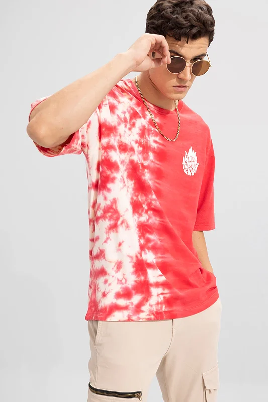 Walk Through The Fire Pink Oversized T-Shirt