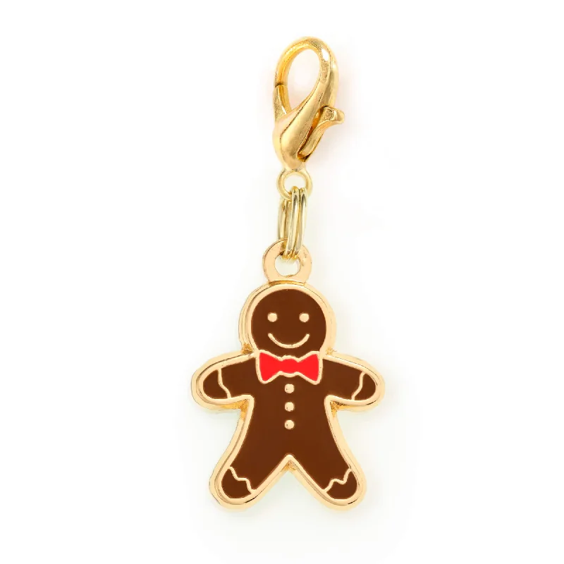 Gingerbread Man Collar Charm