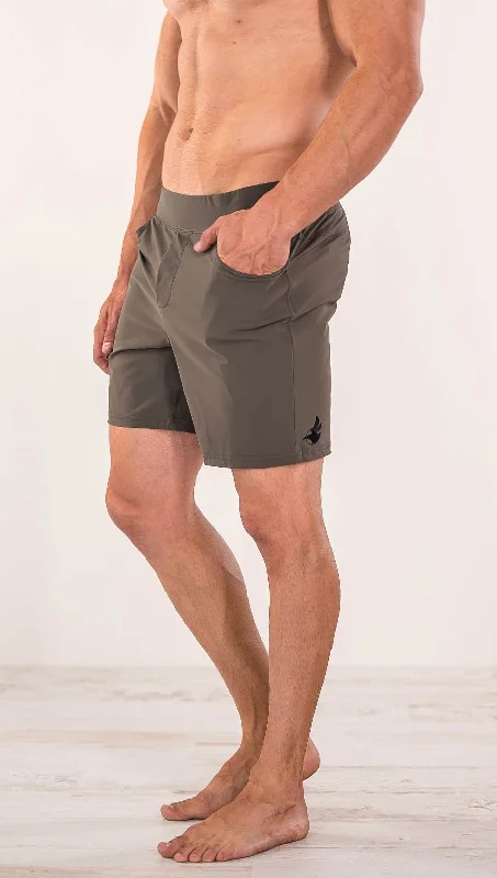 Men's - Taupe Shorts 7" Inseam