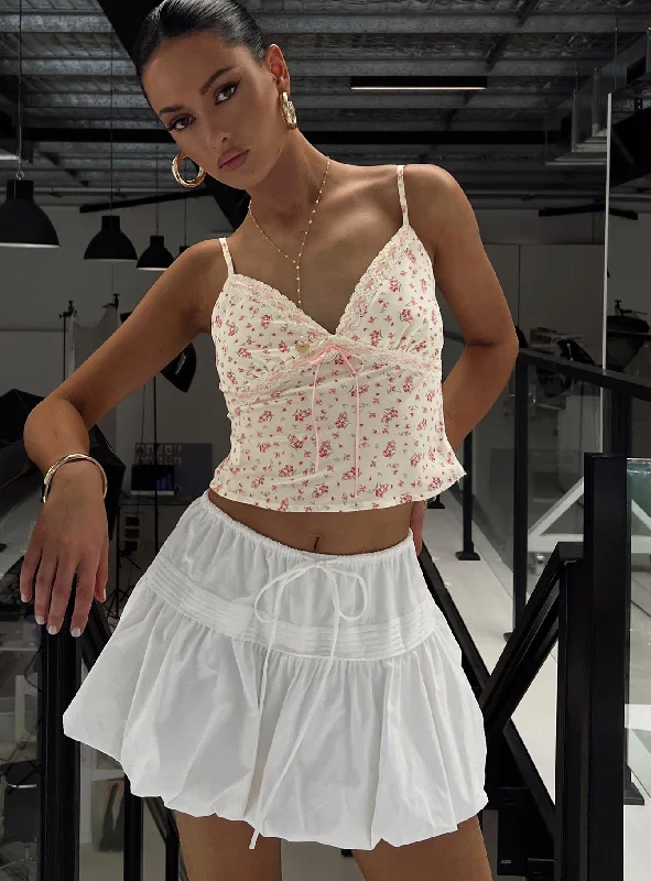 Fondar Top Pink Floral