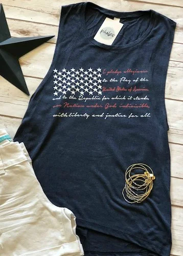 I Pledge Allegiance Muscle Tank