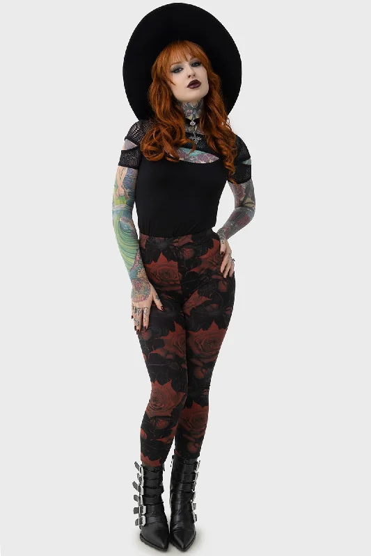 Blood Rose Leggings