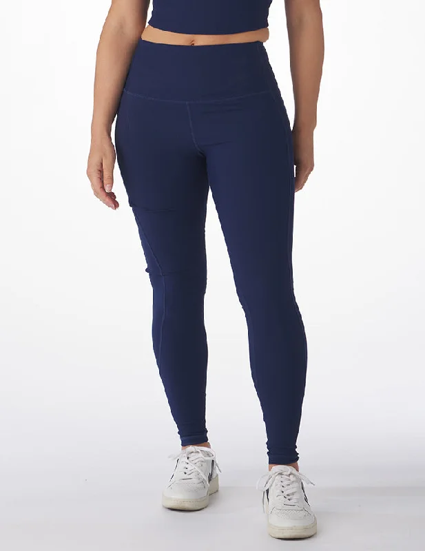 Directional Legging: Indigo