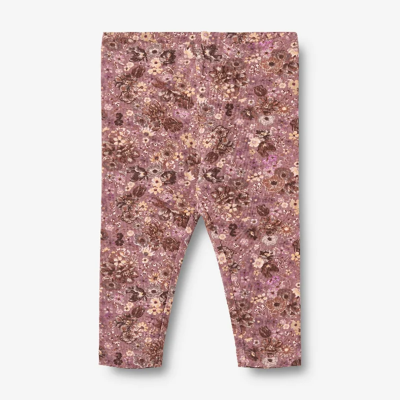 Printet Leggings Jules | Baby - lavender flowers