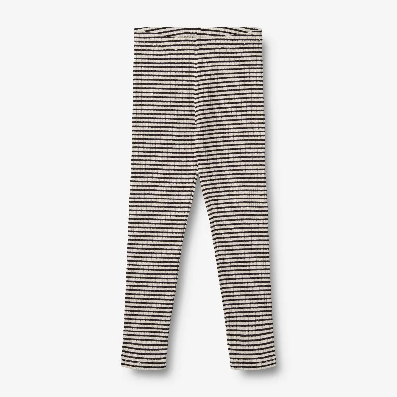 Striped Leggings Jules - black stripe