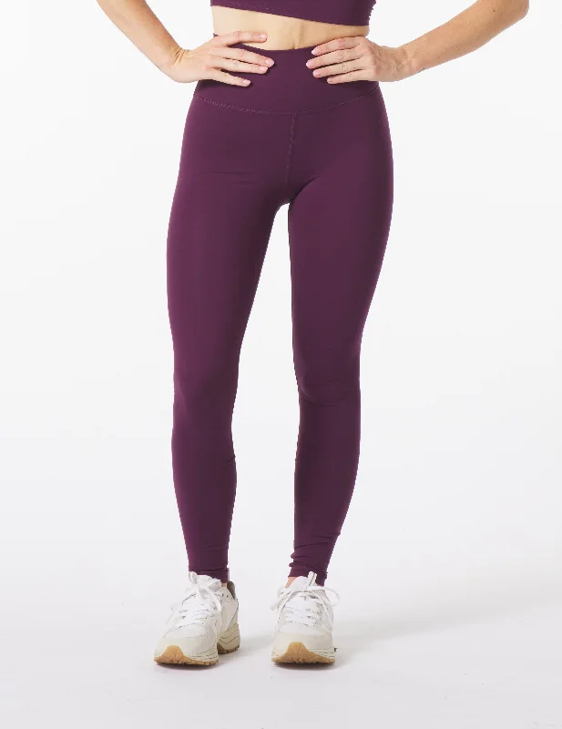 High Waist Pure Legging: Mulberry