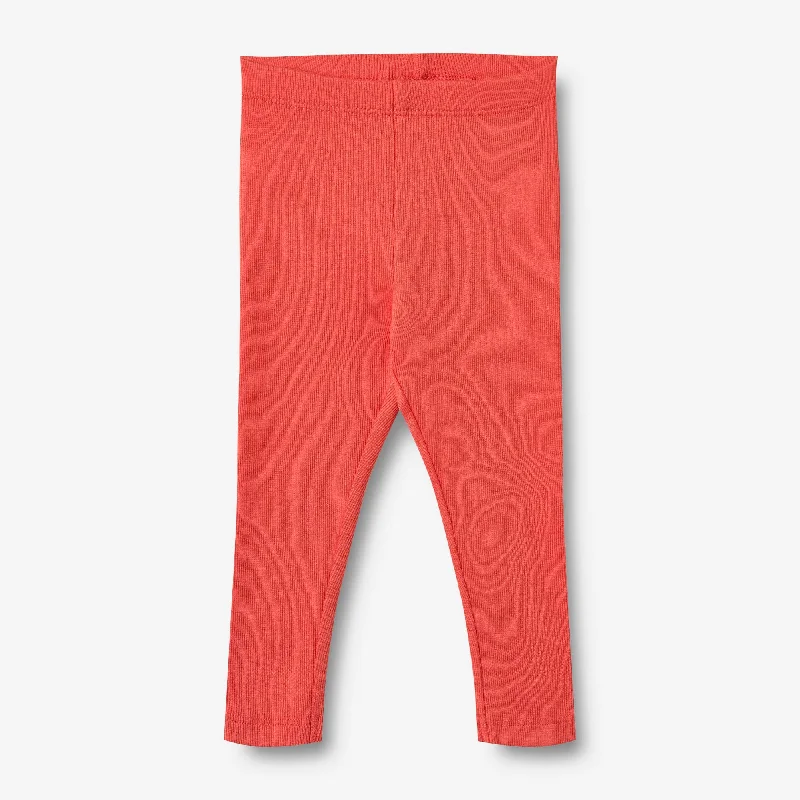 Rib Leggings Maddy | Baby - candy red