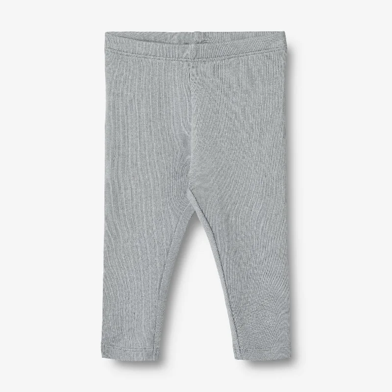 Rib Leggings Maddy | Baby - cloudy sky