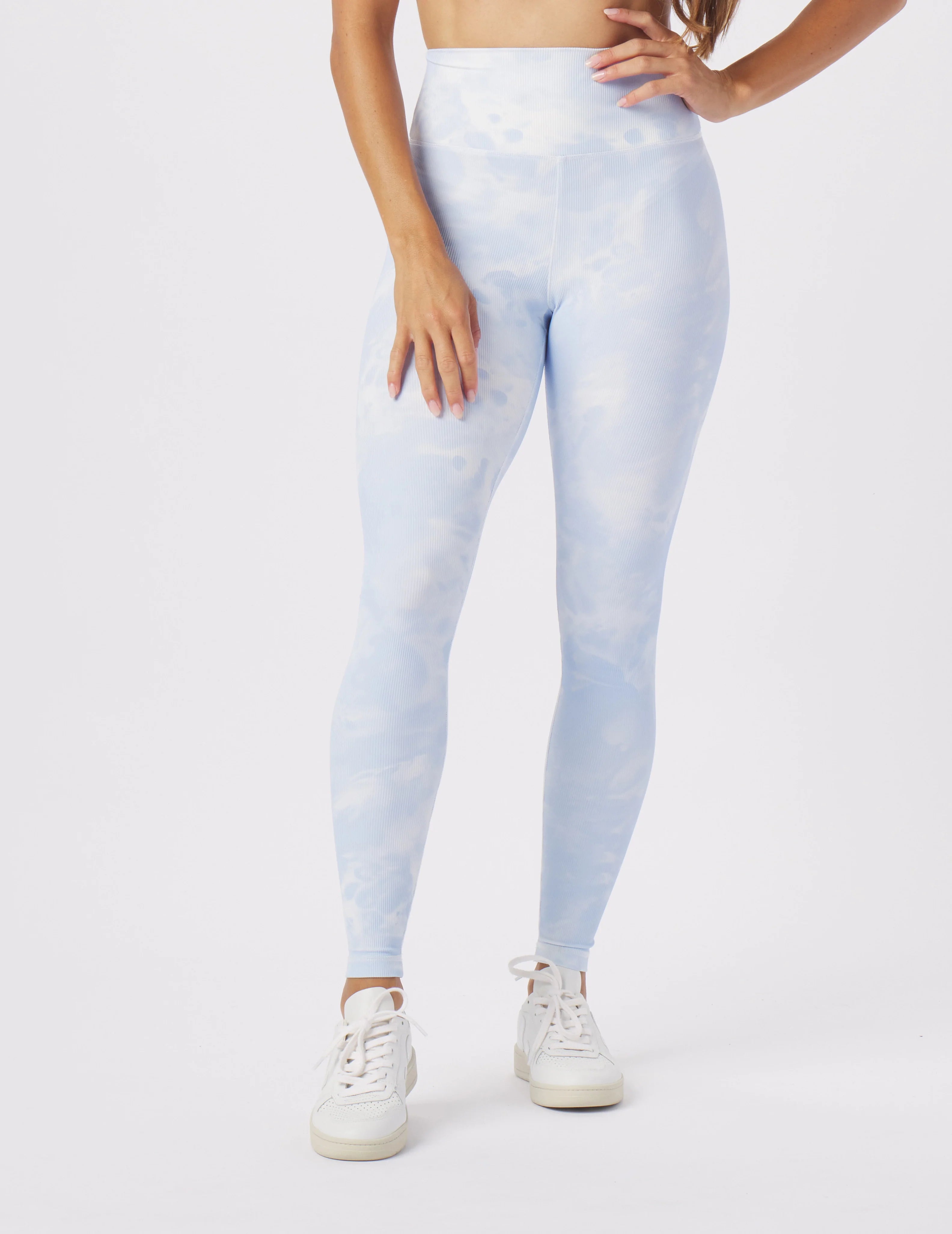 Sultry Legging: Ice Blue Lava Dye