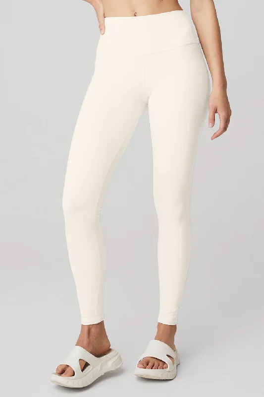 High-Waist Airbrush Legging - Ivory