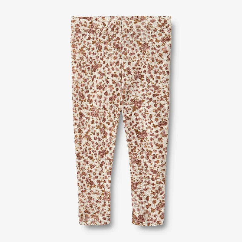 Wool Leggings Agi | Baby - rose flowers