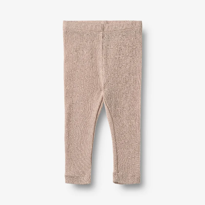 Wool/Silk Leggings Agi | Baby - pale lilac