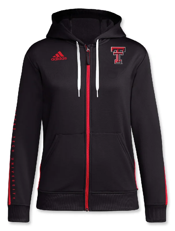 Adidas Texas Tech "Sideline Athletic" Women's 2024 Full Zip Knit Jacket