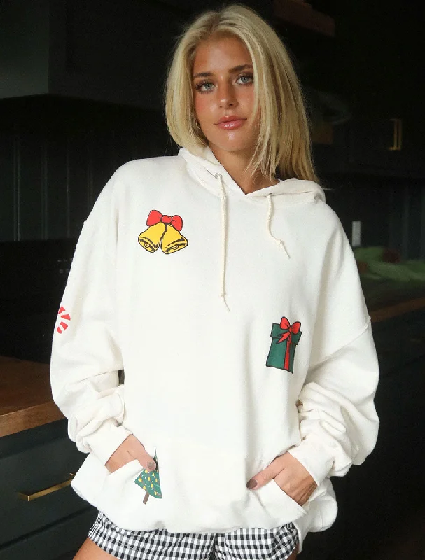 Friday + Saturday "Christmas Icons" Hooded Sweatshirt