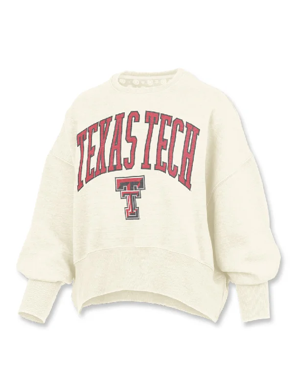 Texas Tech Press Box "New Zealand Youngstown" Long Sleeve Doleman Oversized Crop