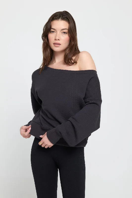 La Vida Off Shoulder Sweatshirt