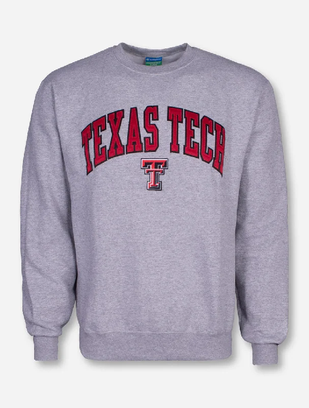 Tackle Twill Texas Tech Arch Over Double T Sweatshirt