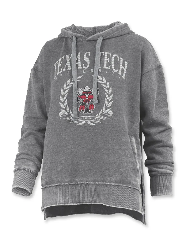 Texas Tech Press Box "Chandler" Side Split Vintage Fleece Hood