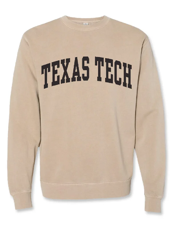 Texas Tech Classic Arch "Mushroom" Crew Sweatshirt