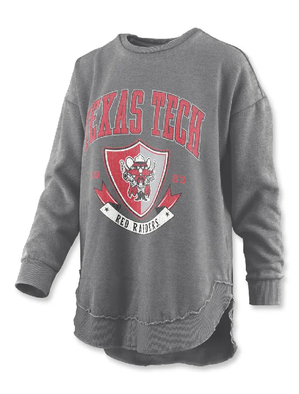 Texas Tech PressBox "Buckler" Vintage Poncho Fleece