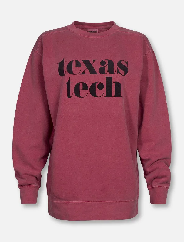 Texas Tech Red Raiders "Pristine" Crew Sweatshirt