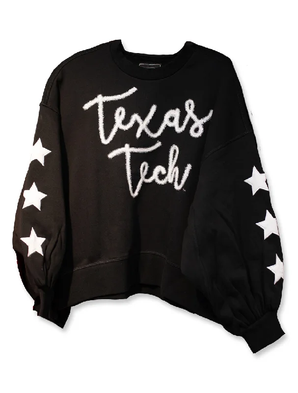 Texas Tech Student Body "Glitter Script" Pullover Sweatshirt